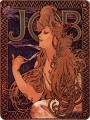 JOB 1896 Art Nouveau checo distintivo Alphonse Mucha